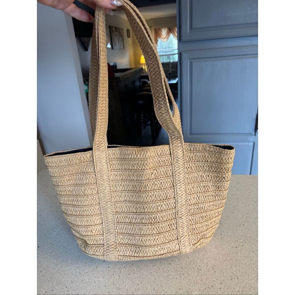 Draper James straw purse